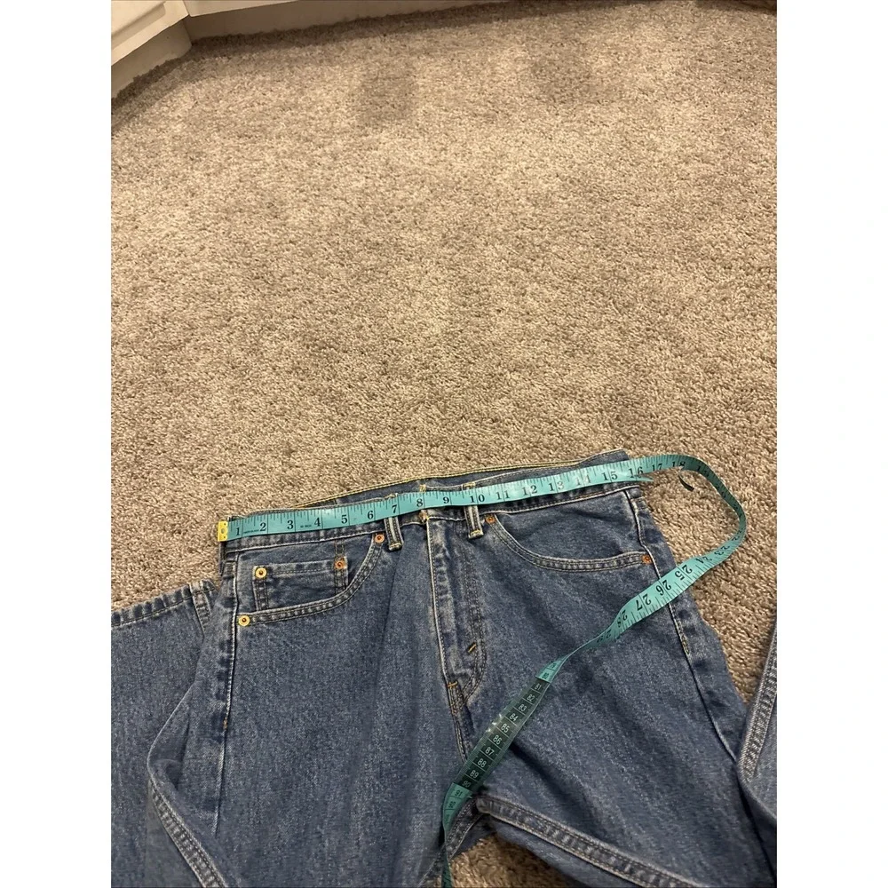 Levis 505 Jeans Mens Size 32x30 Straight Fit Regular Blue 100% Cotton Med Wash